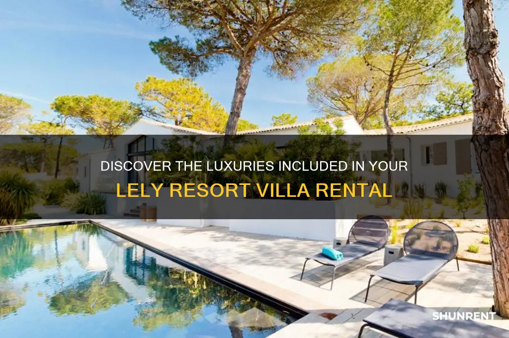 what is included when rent a lely resort villa