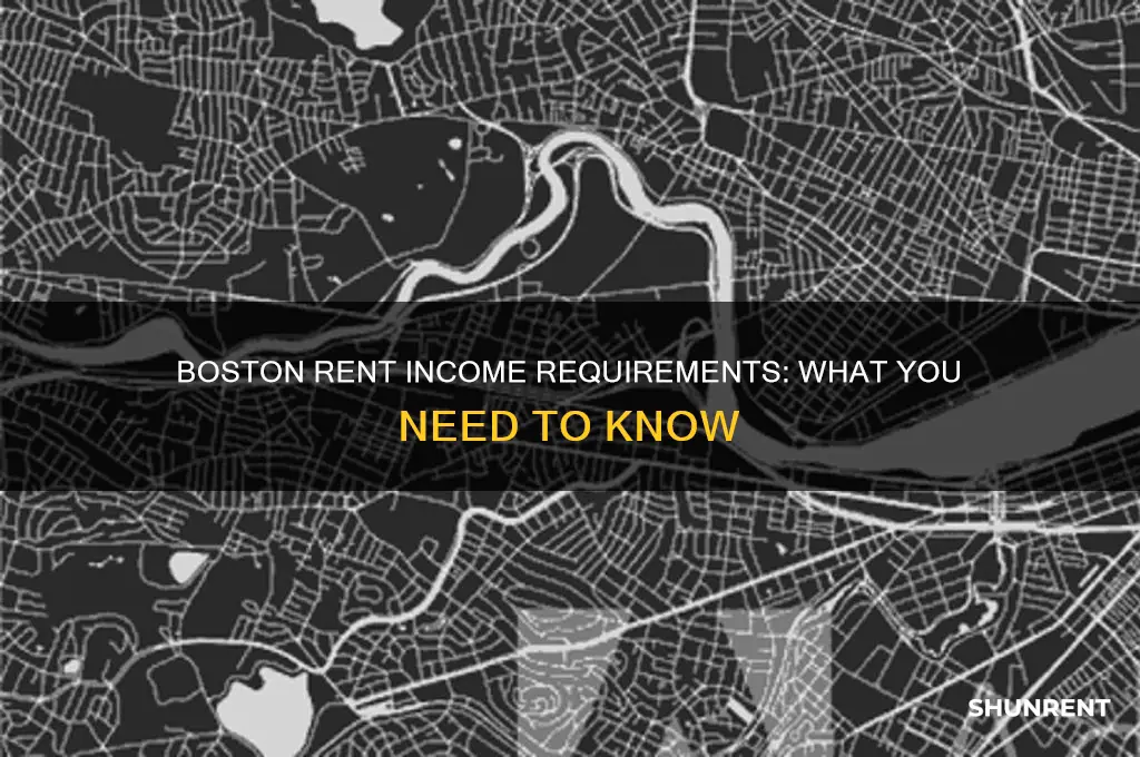what is income requirement for rent in boston