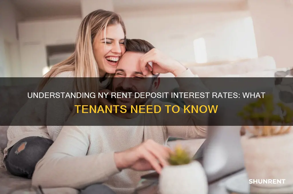 what is interest rate for rent deposit in ny state