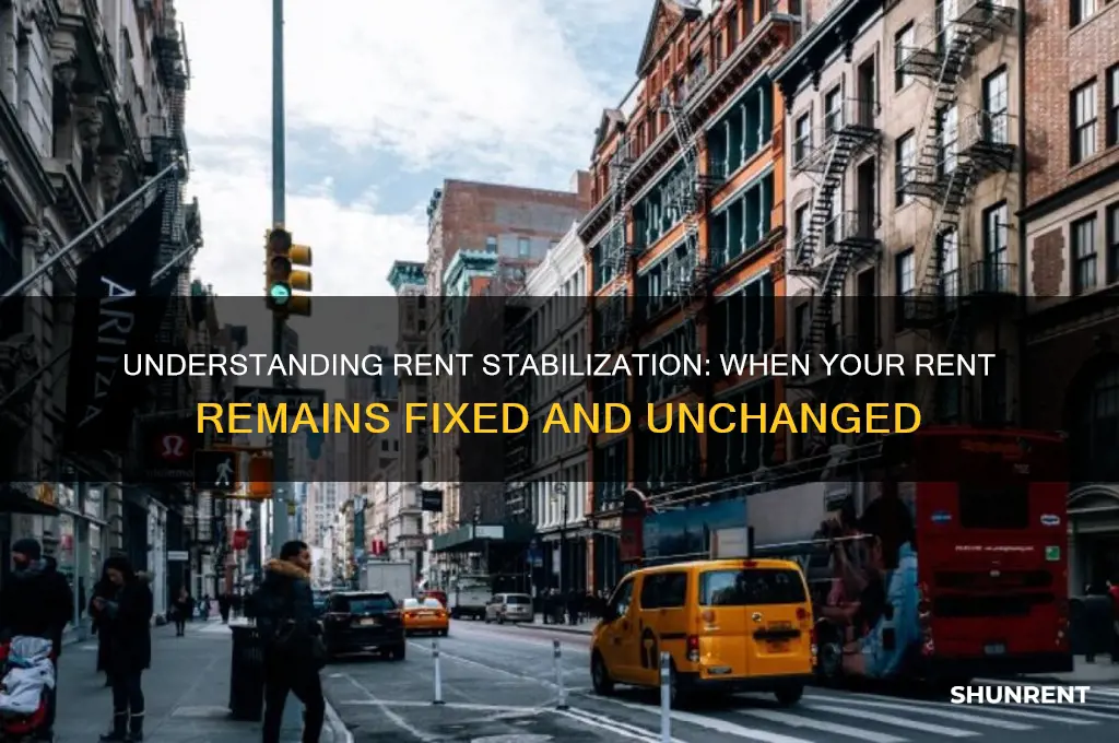 what is it called when your rent cant change