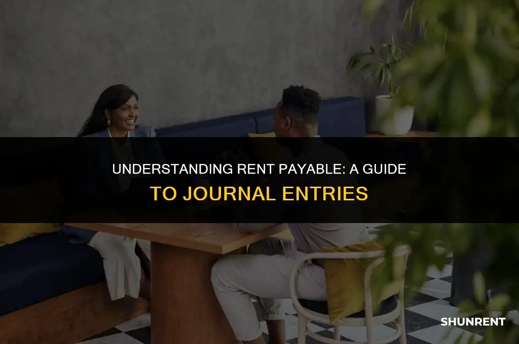 what is journal entry for rent payable