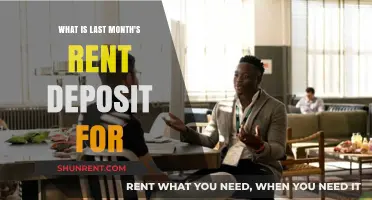 Understanding the Purpose of Last Month's Rent Deposit in Leasing