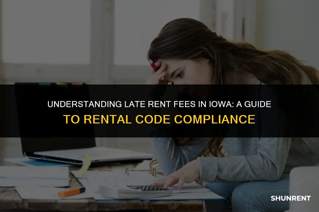 what is late rent iowa code rental