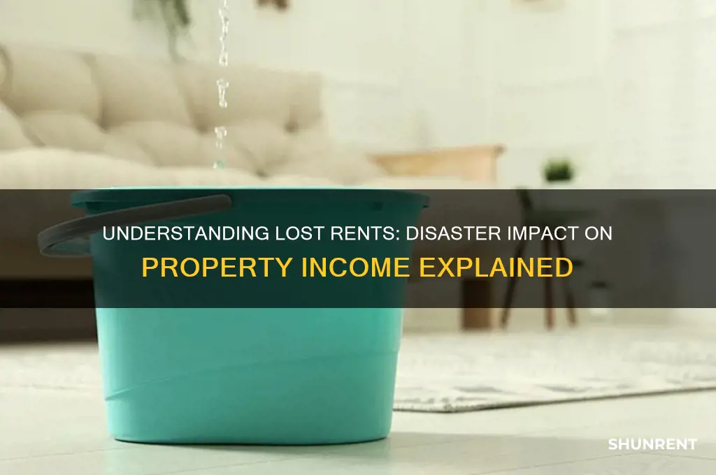 what is lost rents due to the disaster