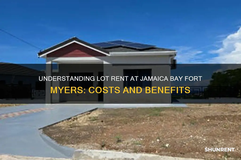 what is lot rent at jamaica bay fort myers