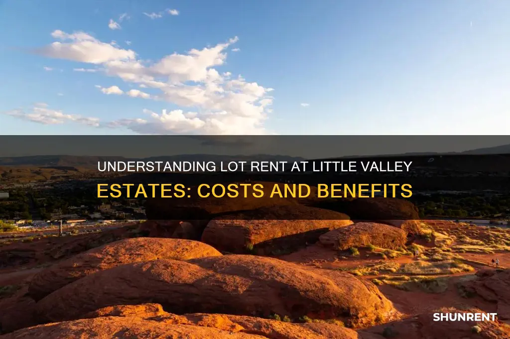 what is lot rent at little valley estates