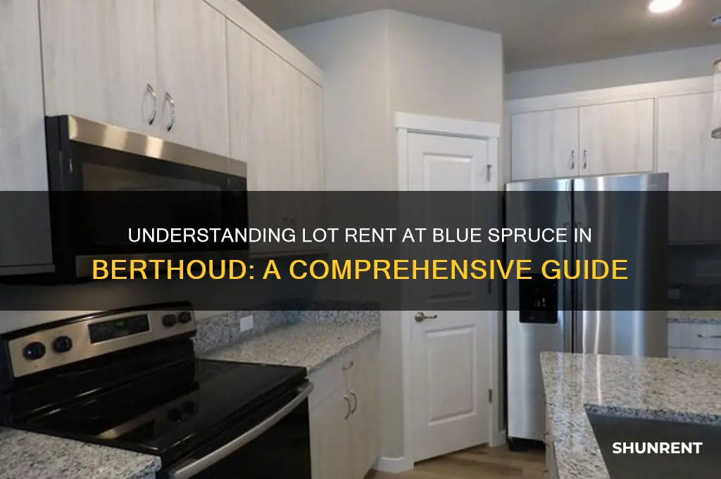 what is lot rent for blue spruce berthoud