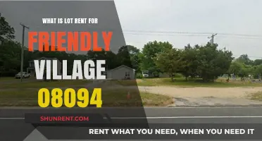 Understanding Lot Rent Costs in Friendly Village, 08094 Area
