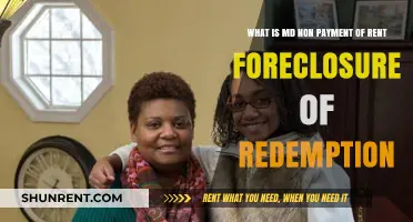 Understanding MD Non-Payment of Rent Foreclosure and Redemption Rights