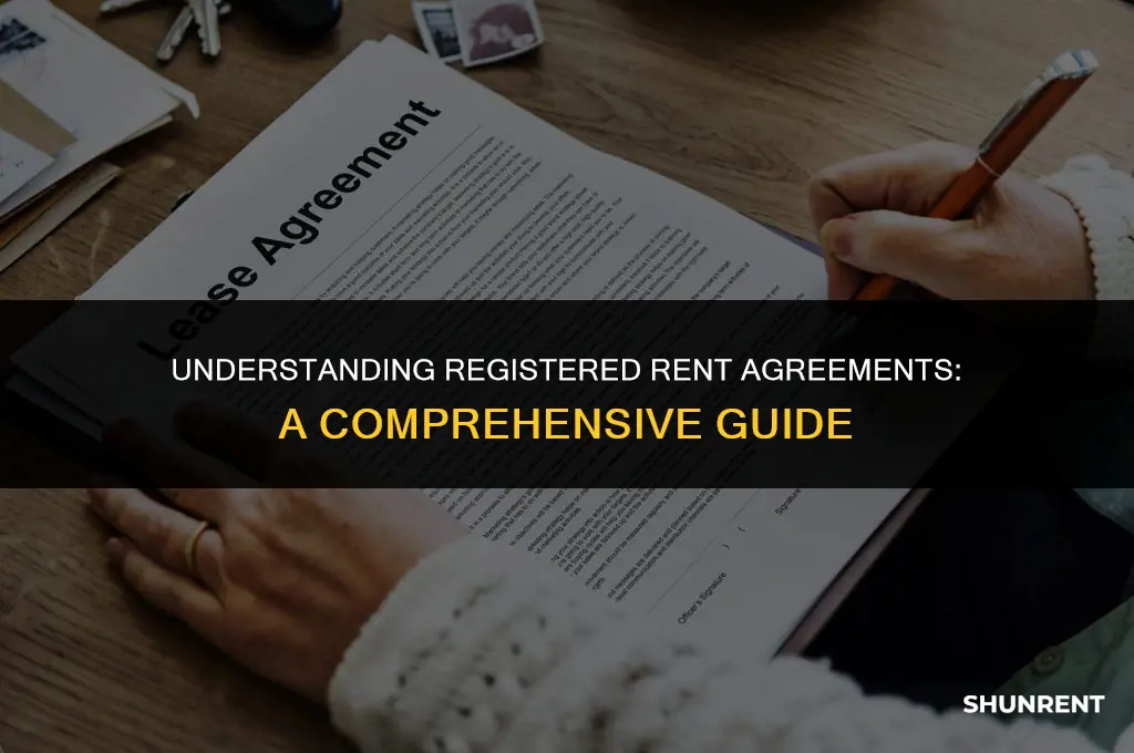 what is meant by registered rent agreement