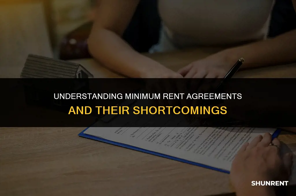 what is minimum rent and short workings