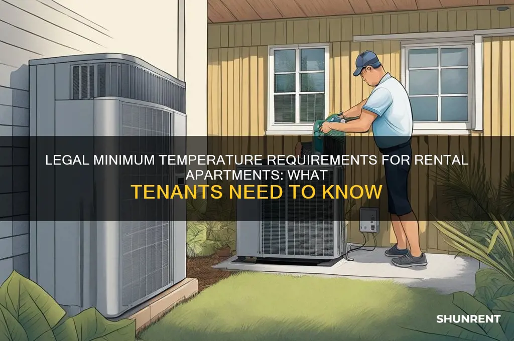 what is minimum temperature must be in rent appartments