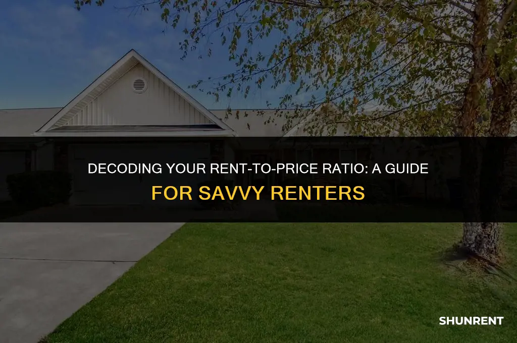 what is my price to rent ratio