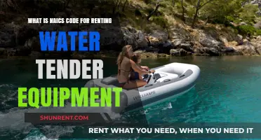 Understanding NAICS Code for Water Tender Equipment Rental Services