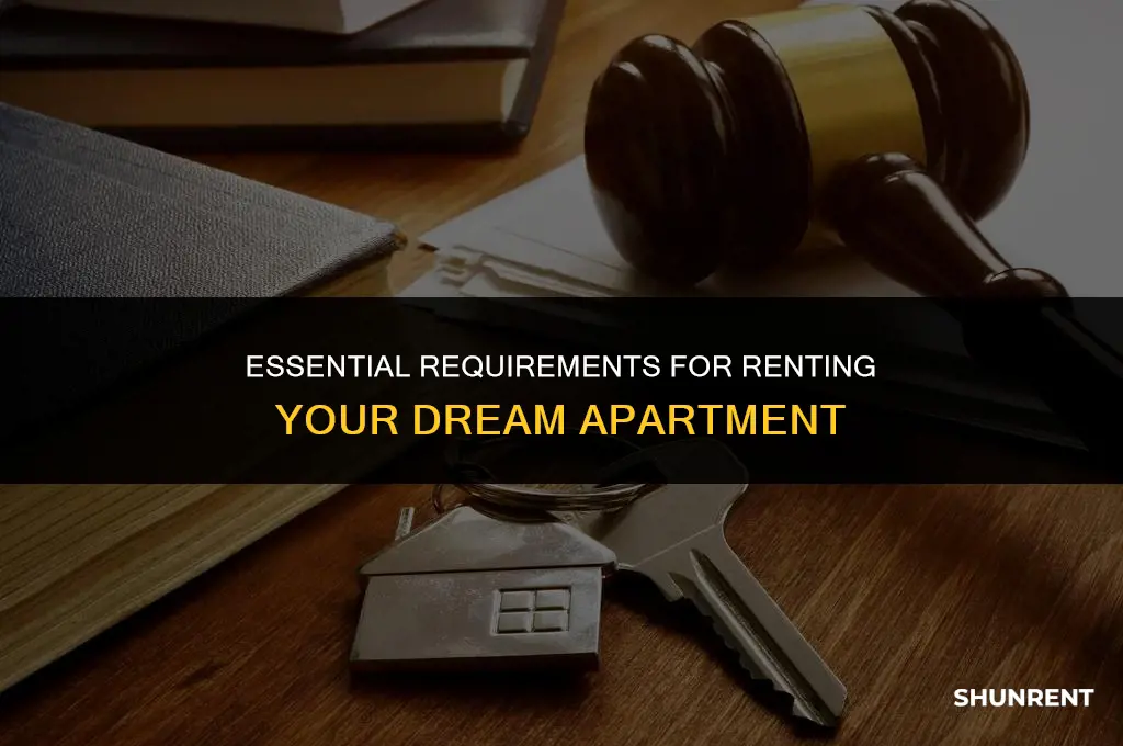 what is needed to rent an appment