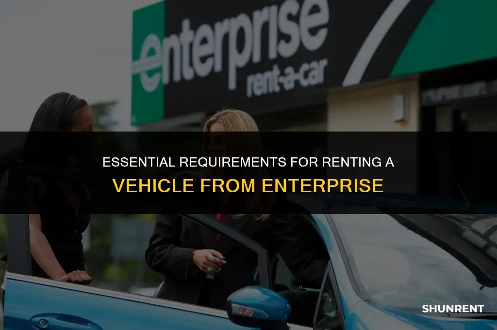 what is needed to rent from enterprise