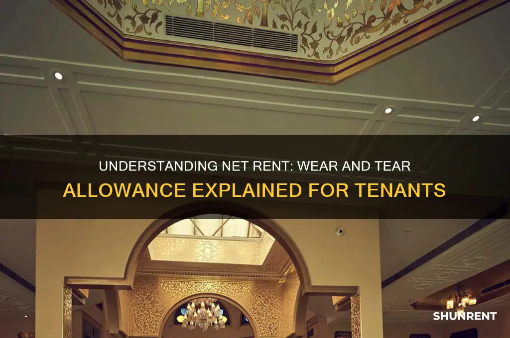 what is net rent for wear and tear allowance