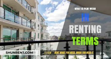 Decoding Rental Jargon: What Does PCM Stand For?