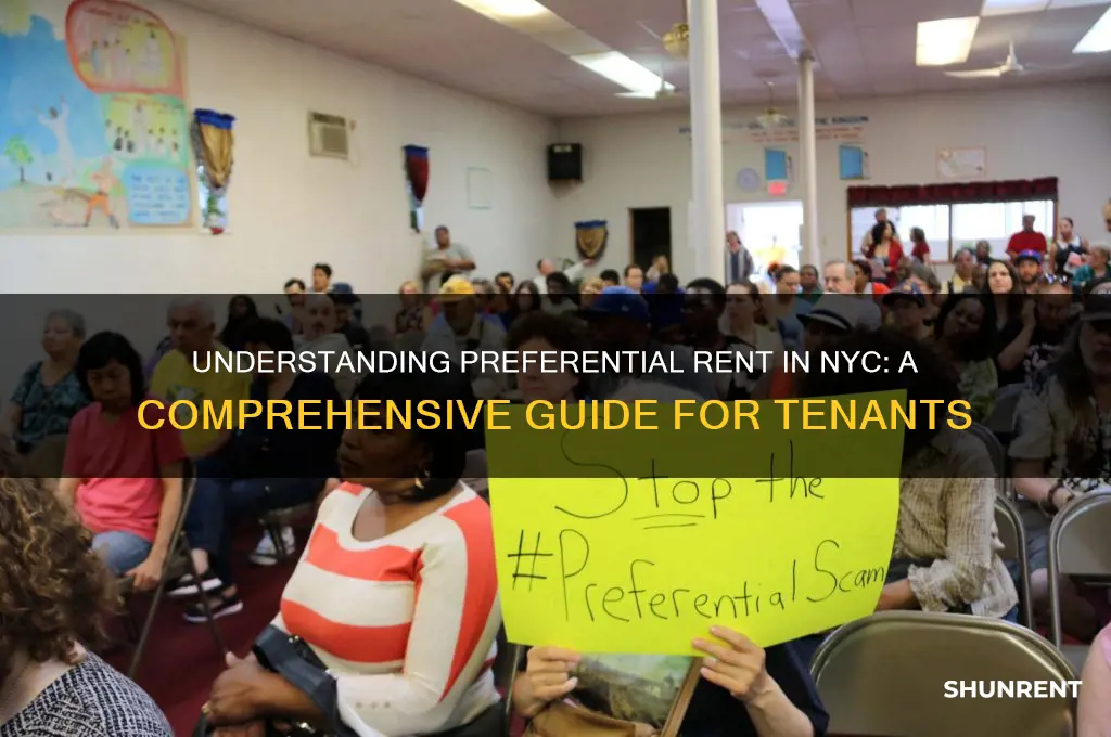 what is preferential rent in new york city
