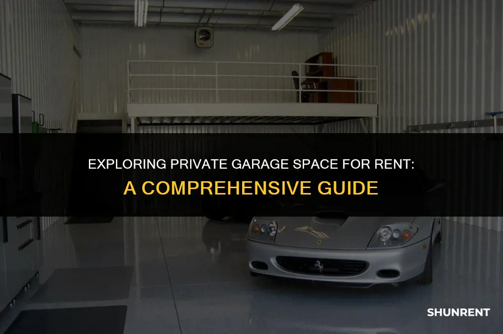 what is private garage space for rent