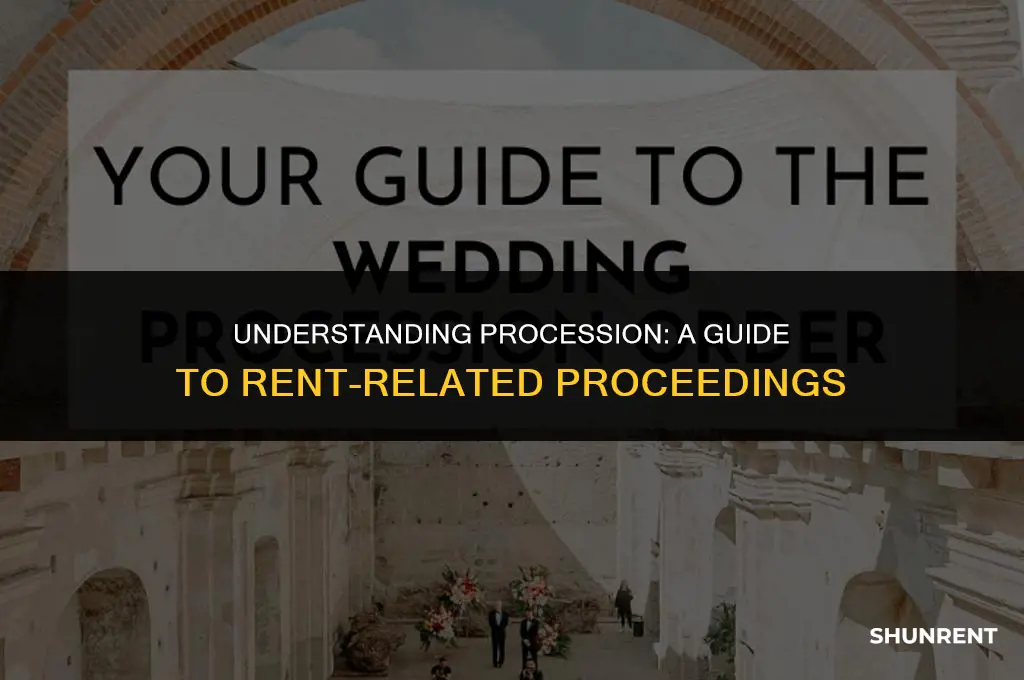 what is procession in regards to rent