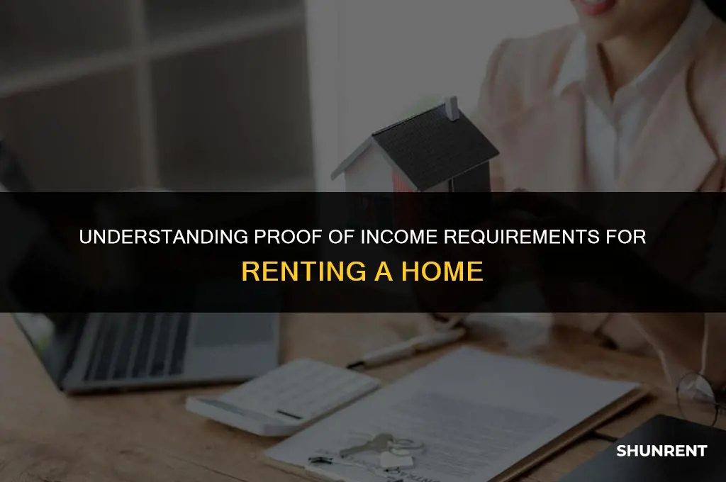 what is proof of income for renting