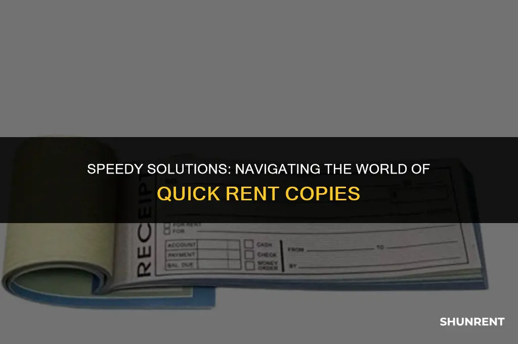 what is quick and the rent copy