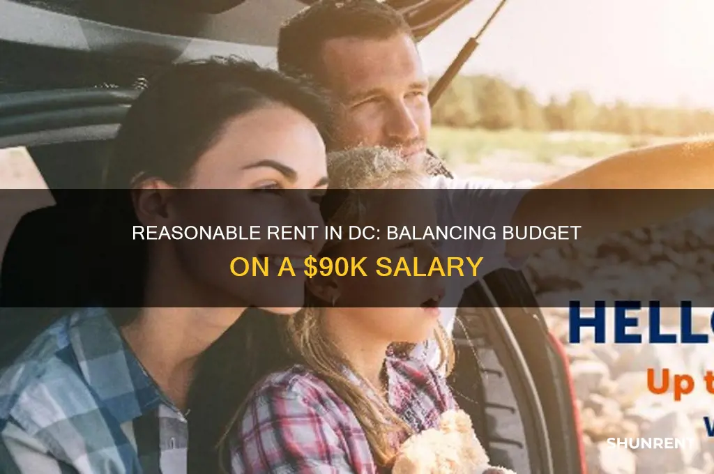 what is reasonable rent for 90k salary in washington dc