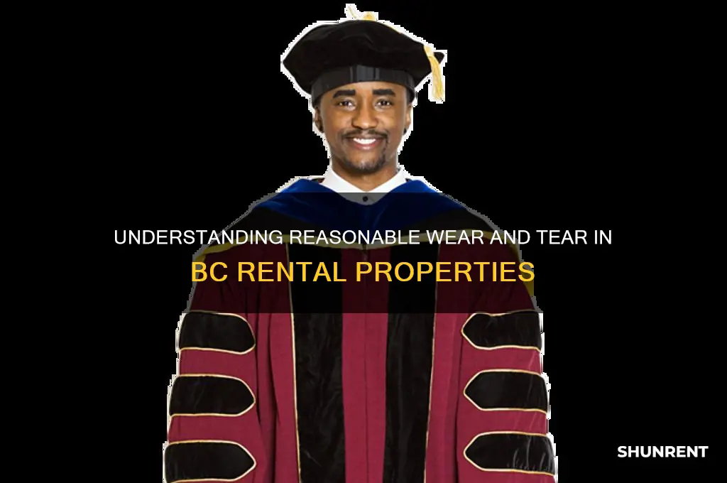 what is reasonable wear and tear when renting in bc