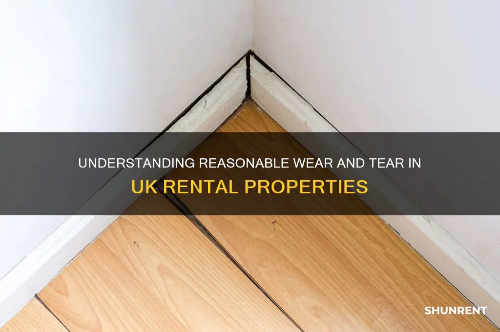 what is reasonable wear and tear when renting uk