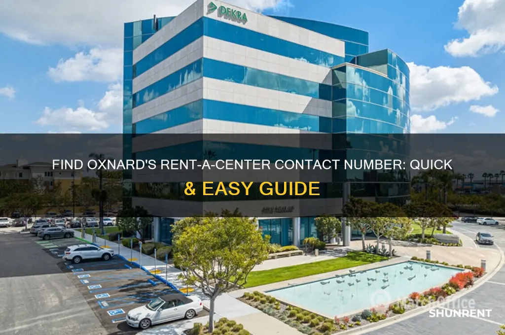what is rent a center number in oxnard