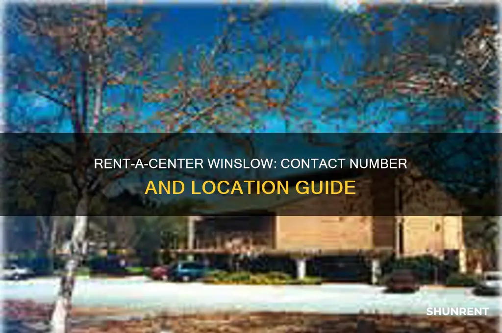 what is rent a center number in winslow