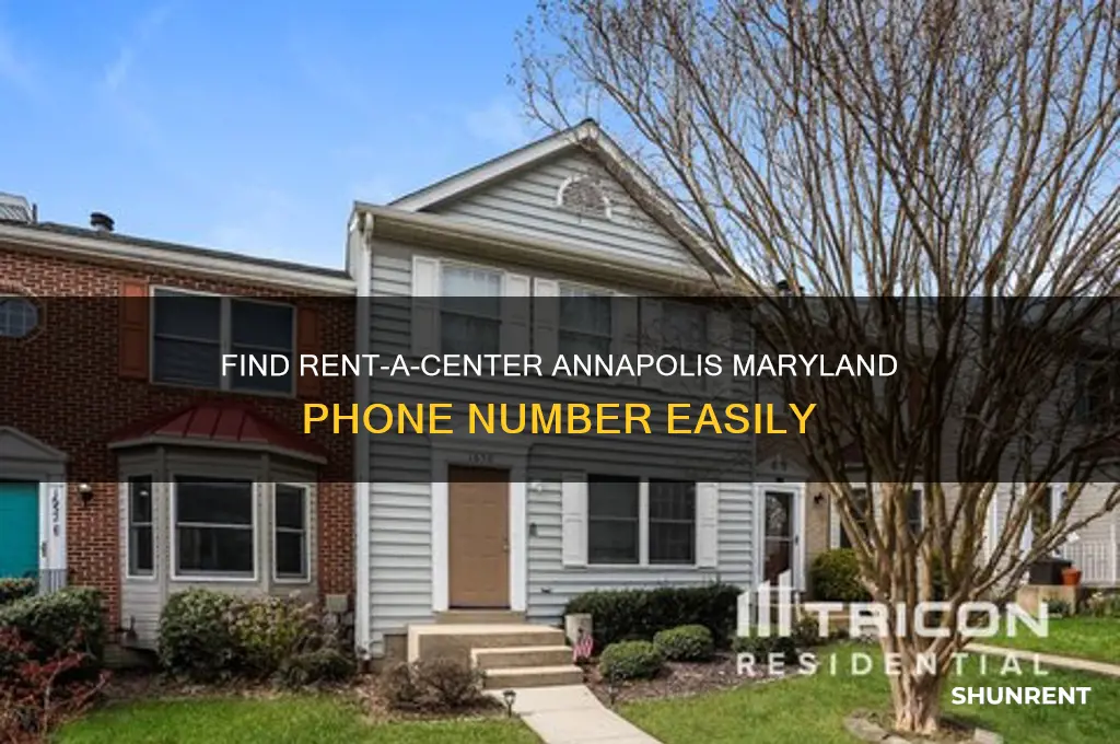 what is rent a center phone number in annapolis maryland