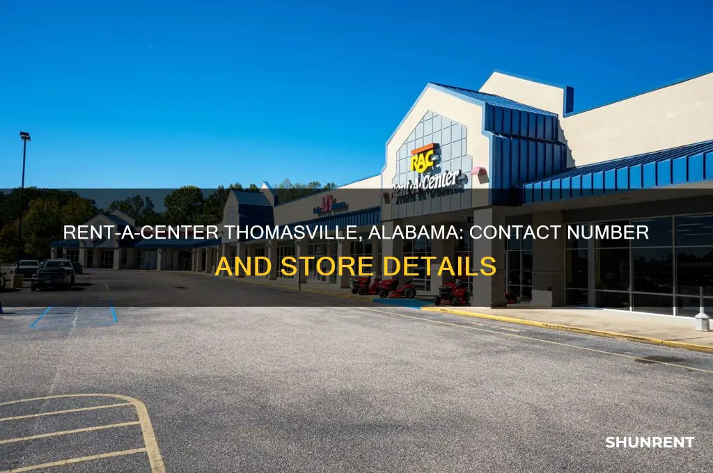 what is rent a center phone number in thomasville alabama