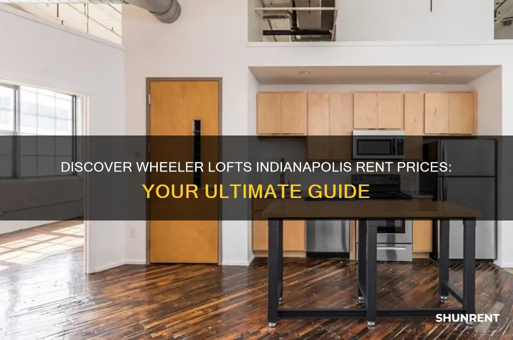 what is rent amount for wheeler lofts indianapolis