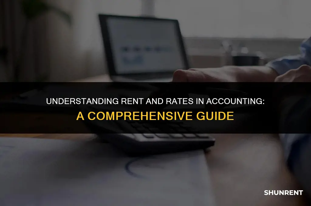 what is rent and rates in accounting