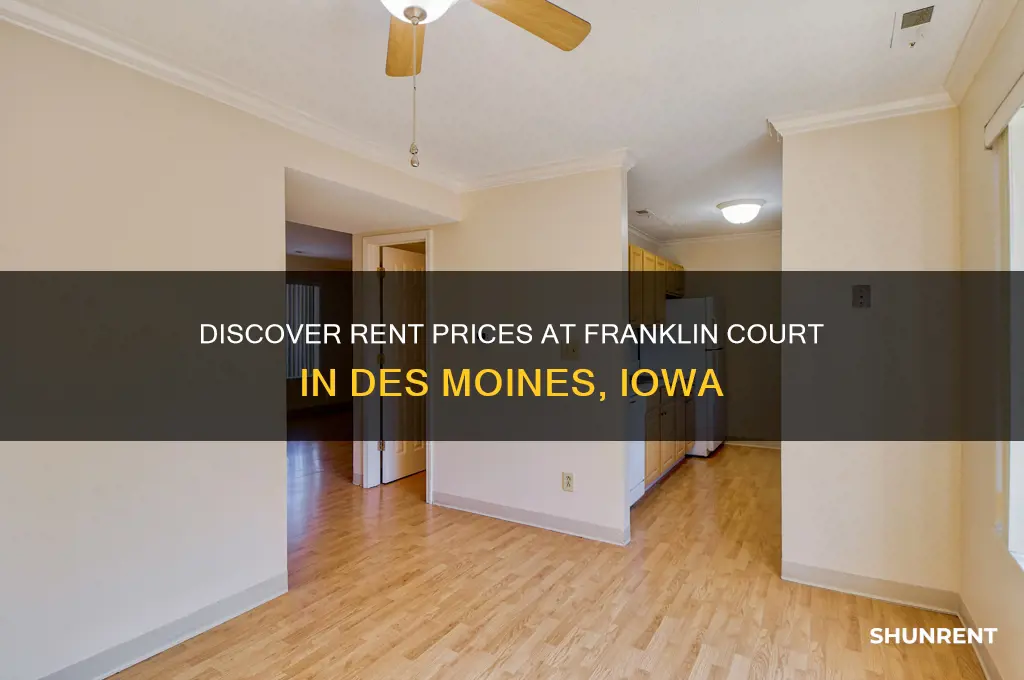 what is rent at franklin court in des moines