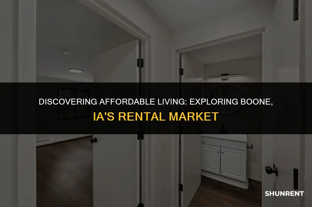 what is rent averages for boone ia