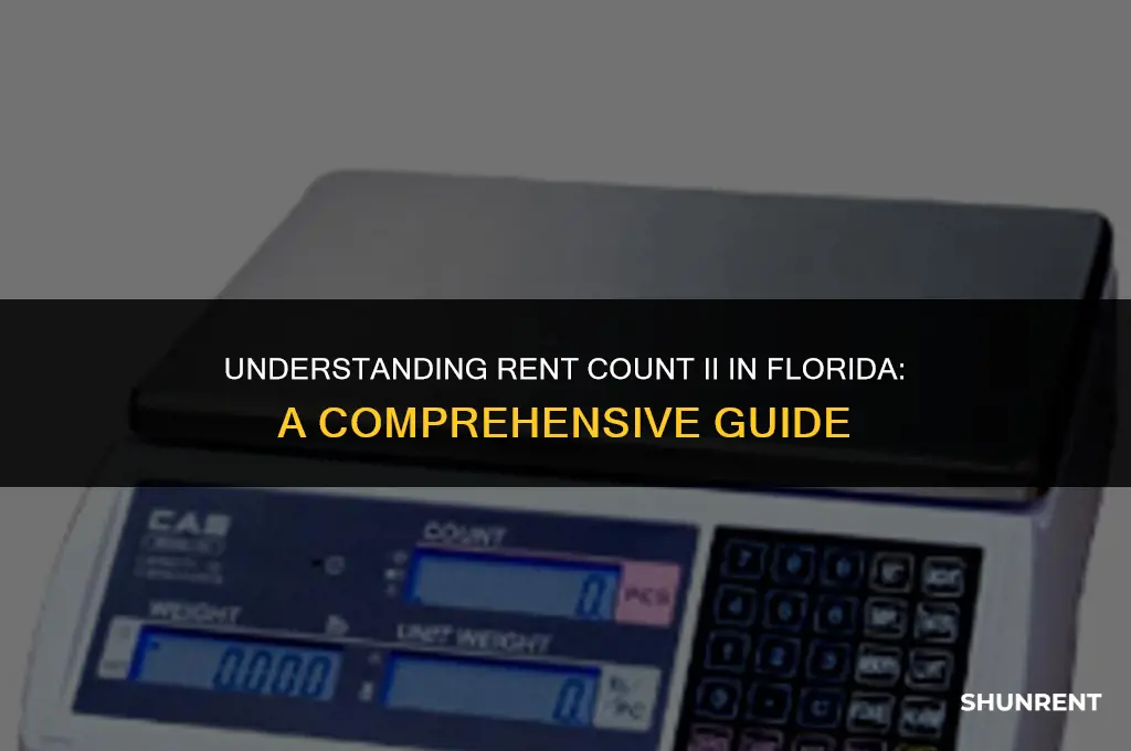 what is rent count ii in florida