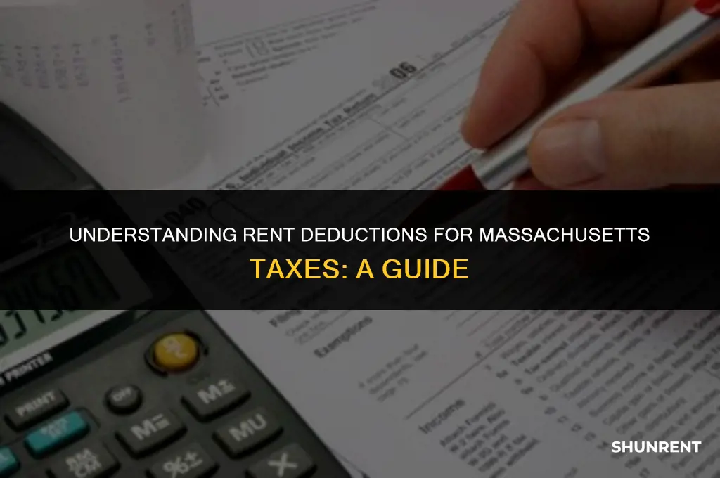 what is rent deduction for mass taxes