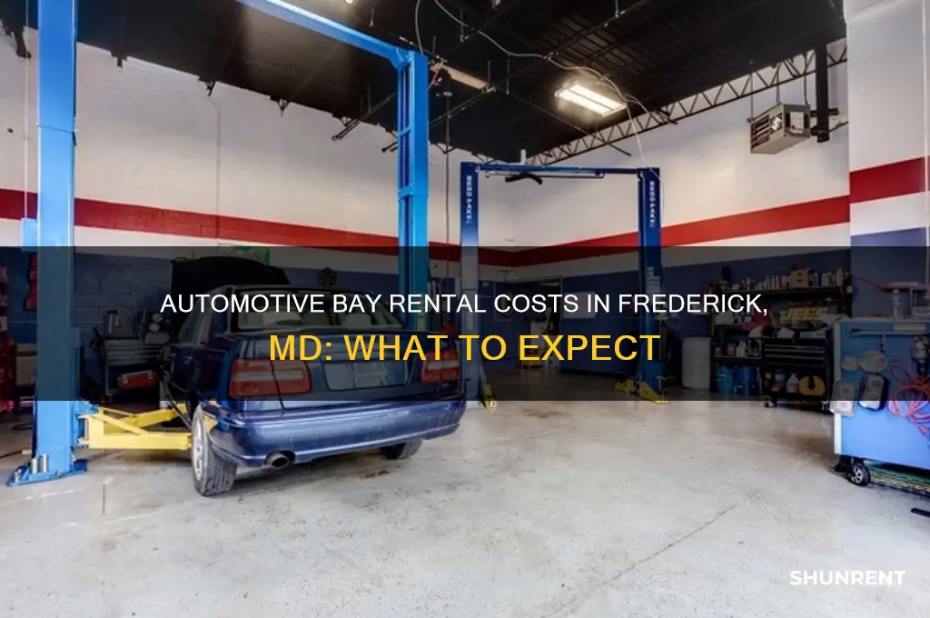 what is rent for a automotive bay in frederick md