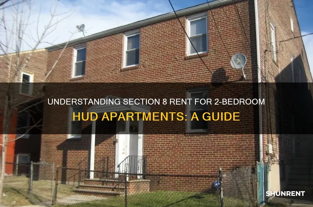 what is rent for section 8 hud apt 2 bedroom