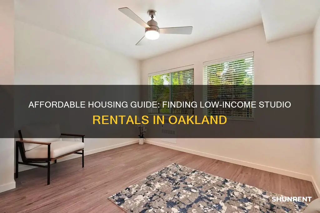 what is rent for very low income studio oakland