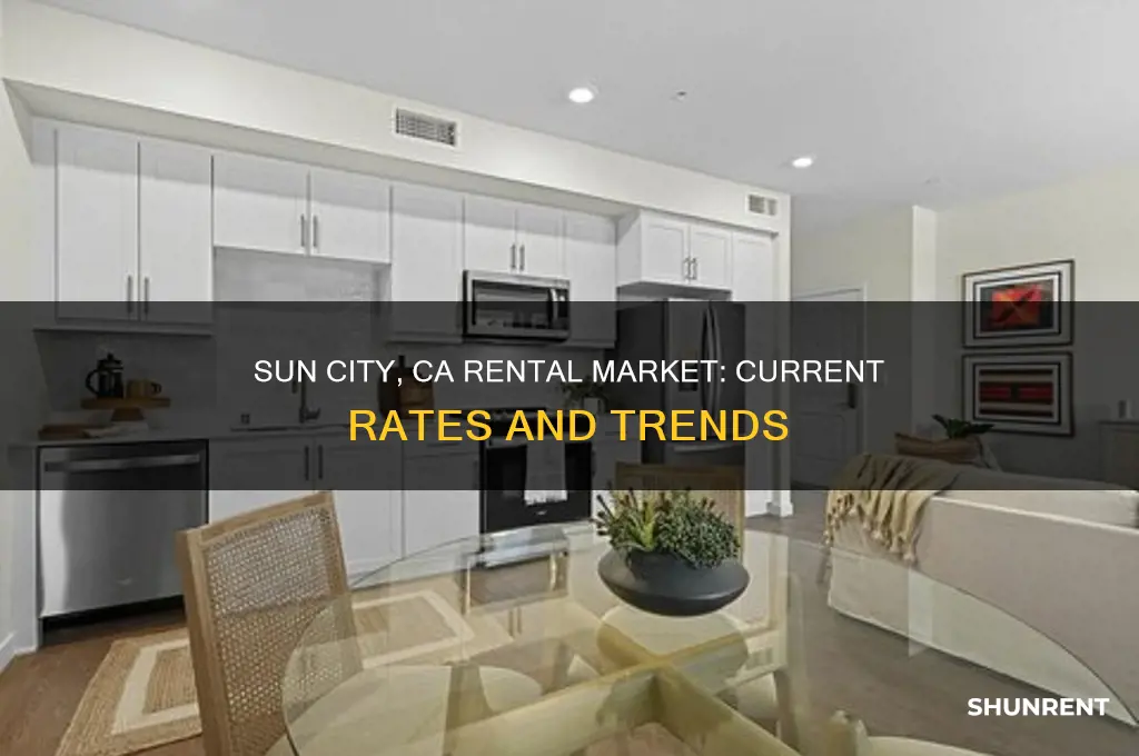 what is rent going for in sun city ca