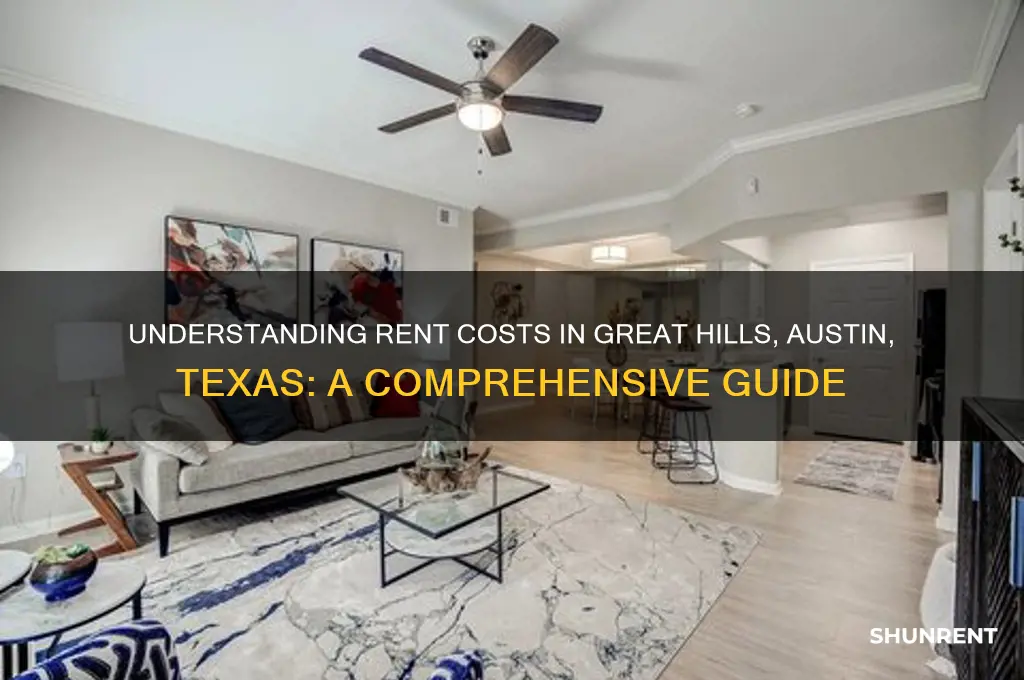 what is rent in great hills austin tx
