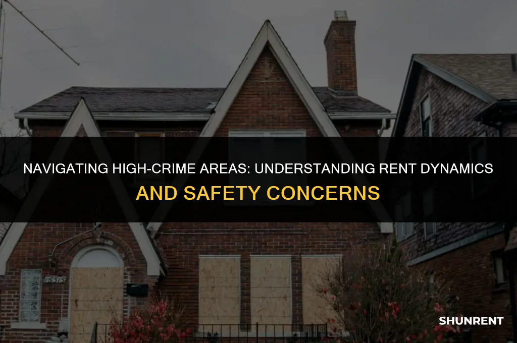 what is rent in high crime area