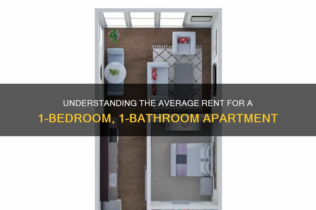 what is rent of 1 bed bath of