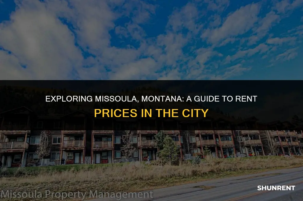 what is rent prices in missoula montana