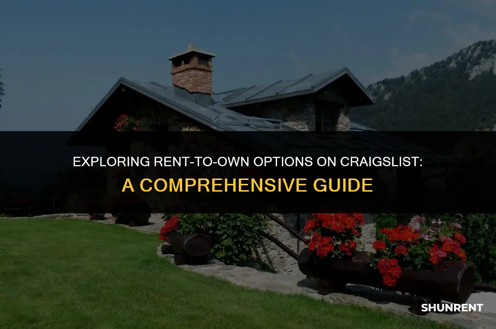 what is rent to own on craigslist