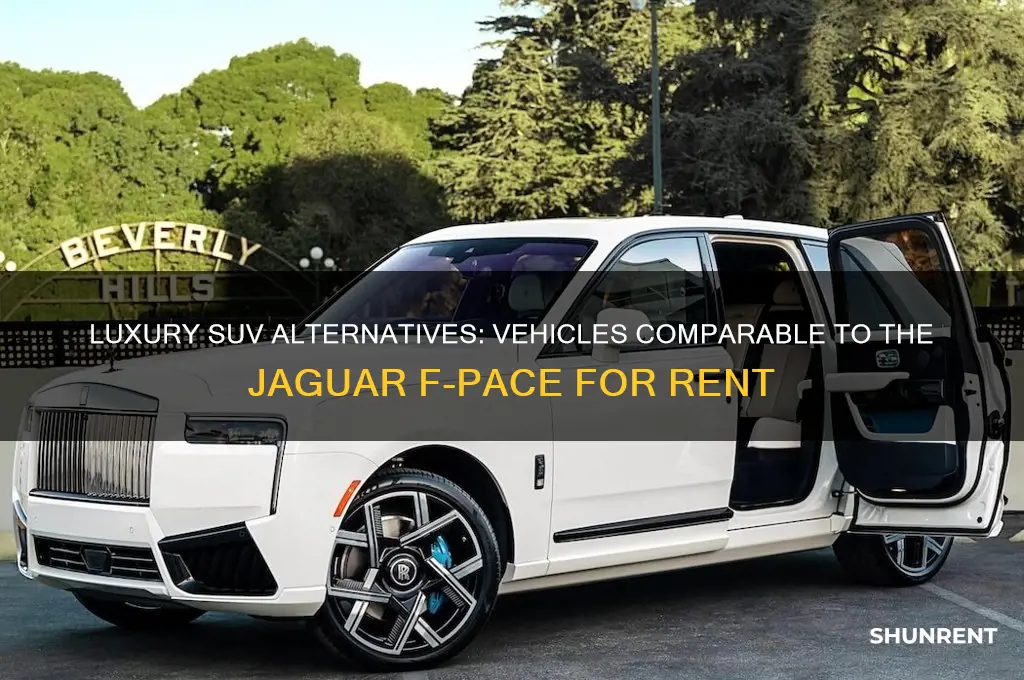 what is rented similar to a juaguar f pace
